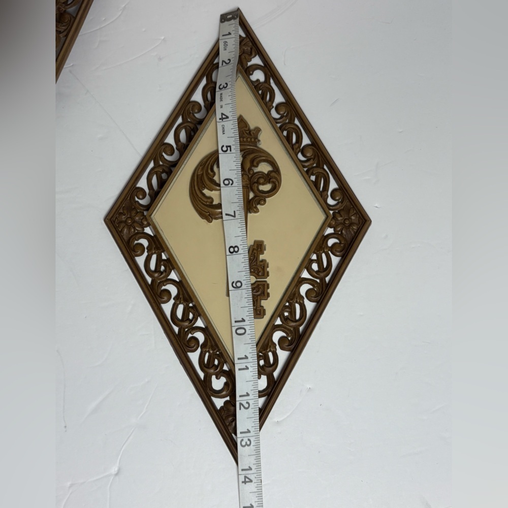 Vintage Set of 4 Homco Dart Wall Decor Mid-Century Modern - Picture 9 of 10